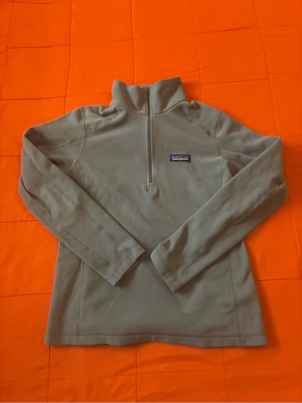 Patagonia Sweater Womens Small Gray Better Sweater 1/4 Zip Fleec